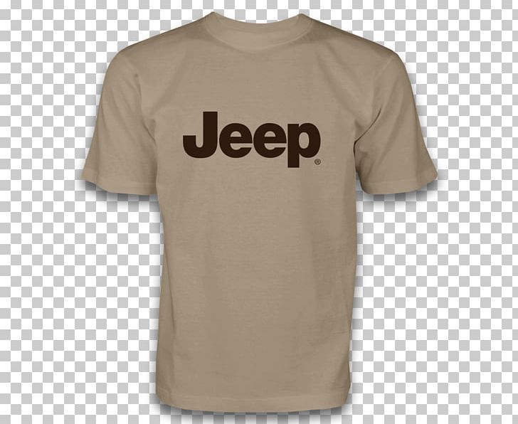 T-shirt Jeep Sleeve Brand PNG, Clipart, Active Shirt, Beige, Brand, Clothing, Desert Free PNG Download