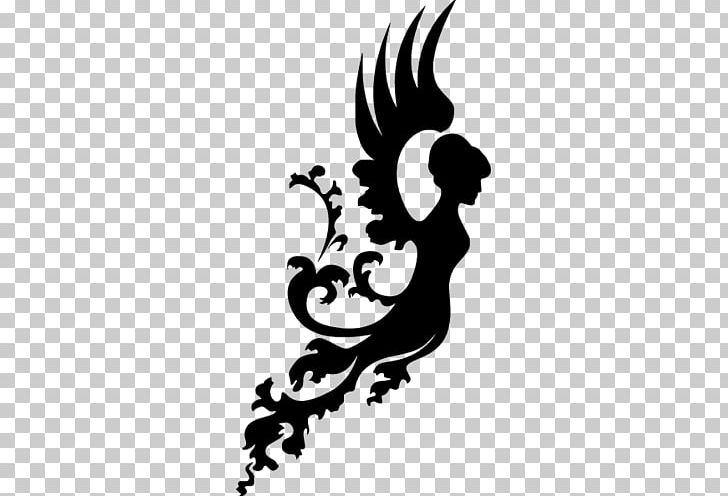 Drawing Silhouette PNG, Clipart, Angel, Animals, Art, Bird, Black And White Free PNG Download