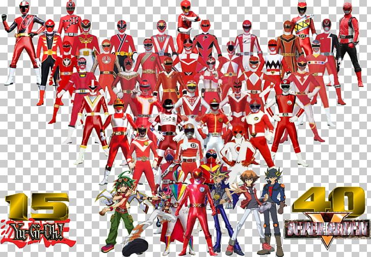 Super Sentai Red Ranger Power Rangers Yu-Gi-Oh! PNG, Clipart, Action Figure, Anniversary, Cartoon, Choujuu Sentai Liveman, Comic Free PNG Download