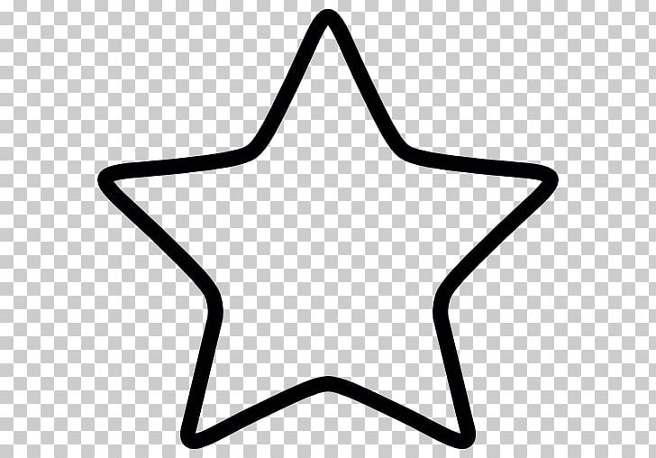 Five-pointed Star Computer Icons Symbol PNG, Clipart, Angle, Area, Black, Black And White, Color Free PNG Download