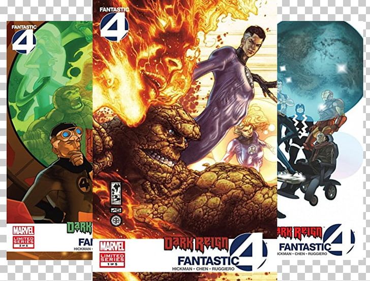 Dark Reign: Fantastic Four Superhero Comics PNG, Clipart, Book, Comic Book, Comics, Comixology, Dark Avengers Free PNG Download