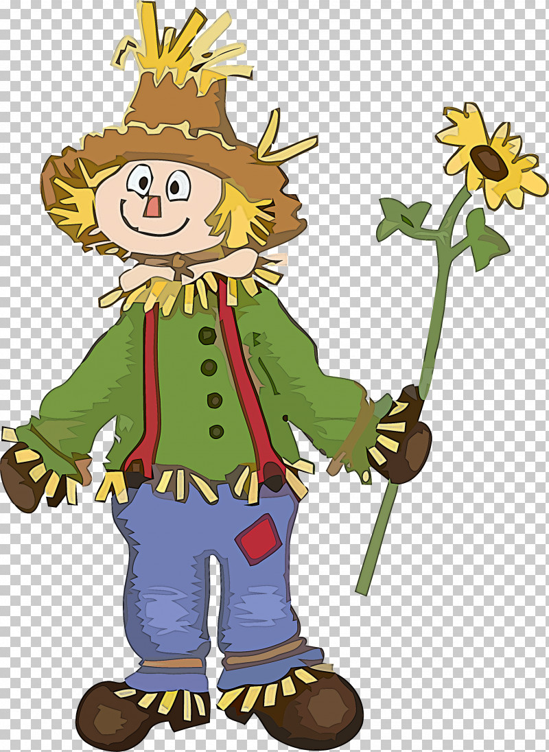 Scarecrow Thanksgiving Autumn PNG, Clipart, Autumn, Cartoon, Scarecrow, Thanksgiving Free PNG Download
