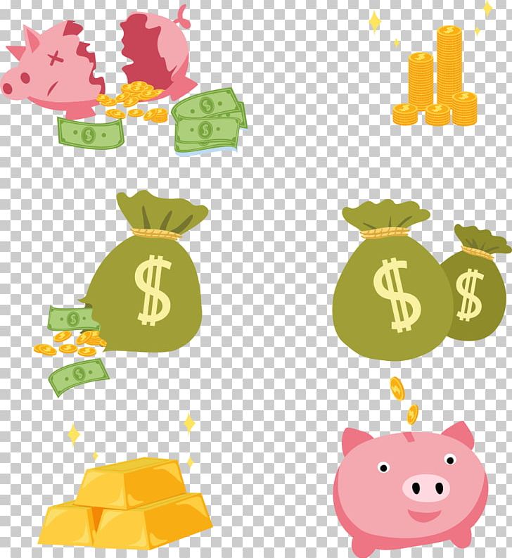 Money Bag Saving Gold Coin PNG, Clipart, Accessories, Area, Bag, Bank, Banknote Free PNG Download