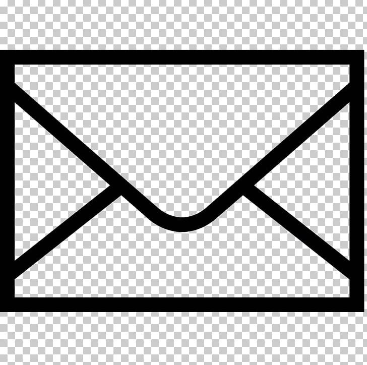 Envelope Mail Computer Icons PNG, Clipart, Angle, Area, Black, Black And White, Computer Icons Free PNG Download