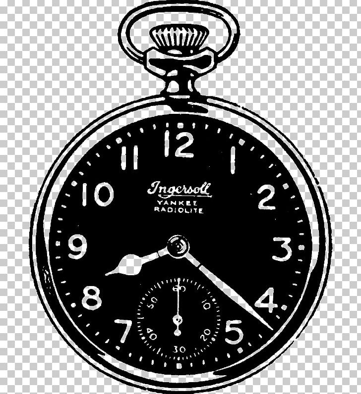 Pocket Watch PNG, Clipart, Accessories, Black And White, Brand, Clock, Drawing Free PNG Download