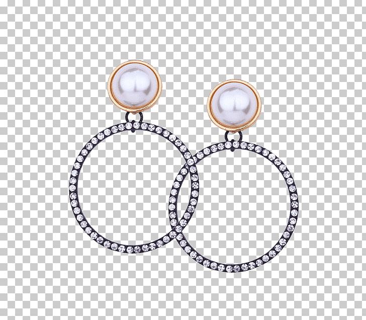 Pearl Earring Imitation Gemstones & Rhinestones Necklace Diamond Simulant PNG, Clipart, Bitxi, Body Jewelry, Bracelet, Brooch, Circle Free PNG Download