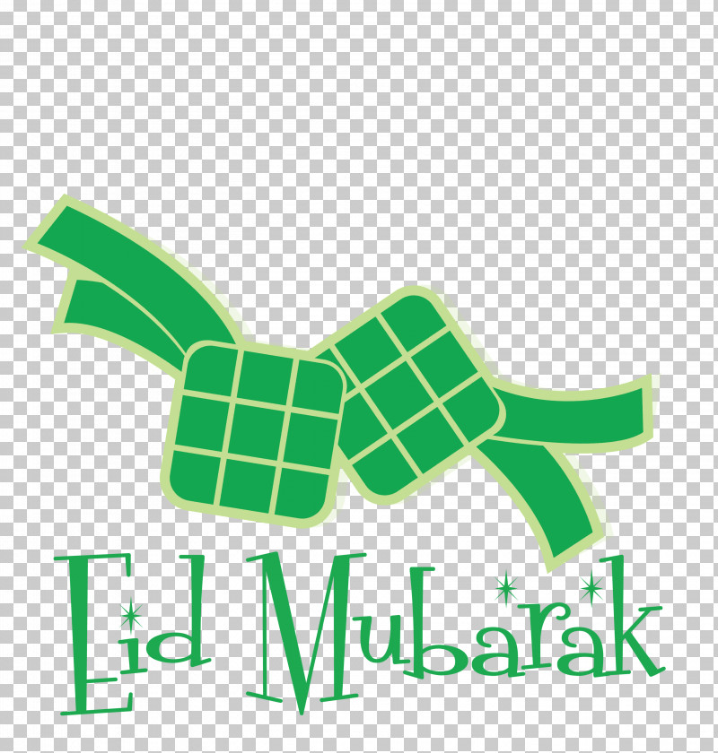 Eid Mubarak Ketupat PNG, Clipart, Eid Mubarak, Green, Ketupat, Leaf, Line Free PNG Download