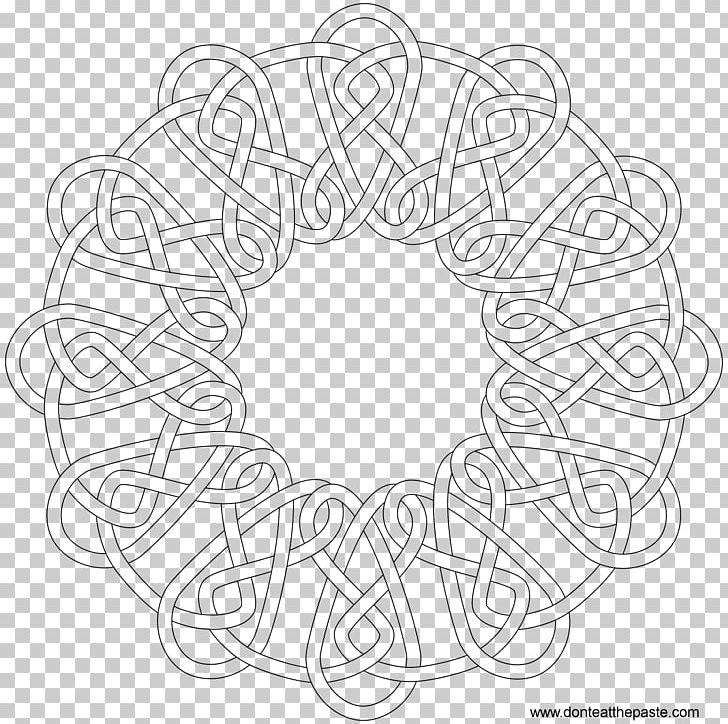 Celtic Knot Coloring Book Celts Mandala PNG, Clipart, Adult, Angle, Area, Art, Black And White Free PNG Download