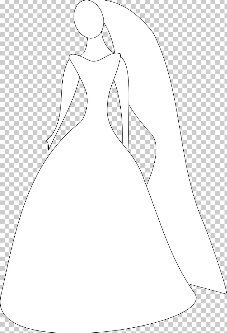 Wedding Invitation Wedding Dress Bride PNG, Clipart, Angle, Arm, Artwork, Black And White, Bride Free PNG Download
