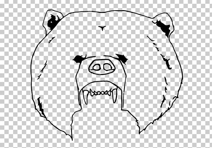 Whiskers Bear Snout Canidae Line Art PNG, Clipart, Animals, Area, Art, Artwork, Bear Free PNG Download