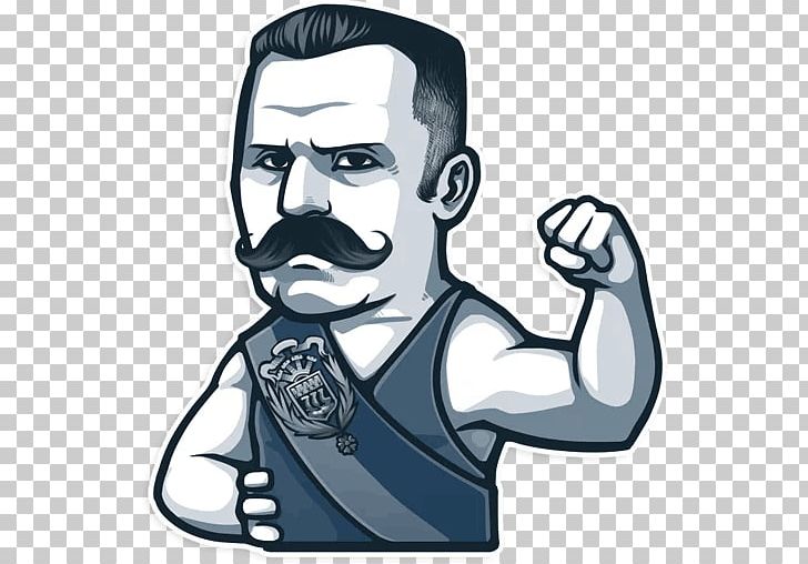Sticker Russian Moustache Telegram PNG, Clipart, Arm, Beard, Black And White, Cartoon, Communication Free PNG Download