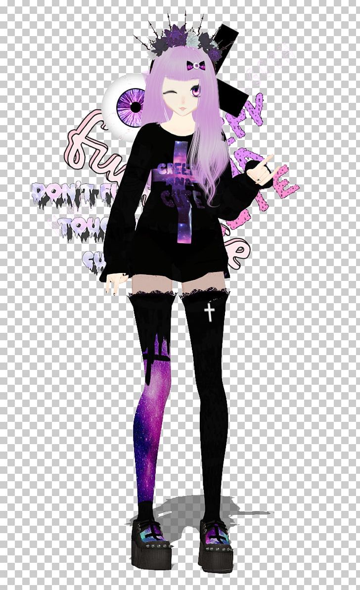 Hatsune Miku Model Drawing MikuMikuDance PNG, Clipart, Art, Chibi, Costume, Costume Design, Cybergoth Free PNG Download