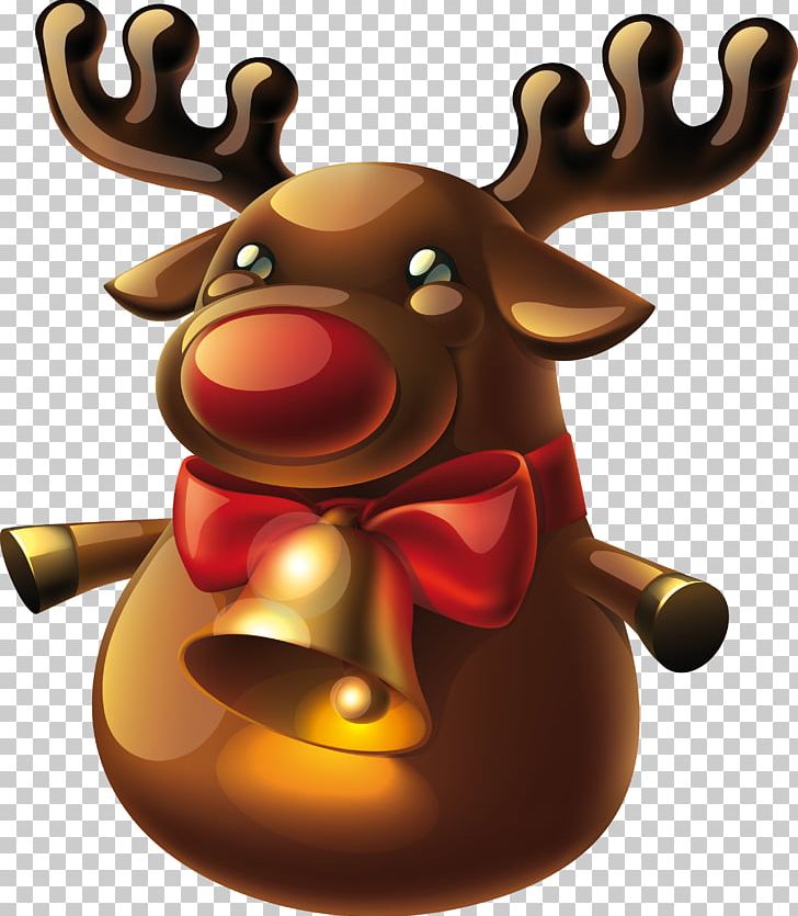 Reindeer Elk Santa Claus Moose PNG, Clipart, Animals, Antler, Christmas, Christmas Decoration, Christmas Ornament Free PNG Download