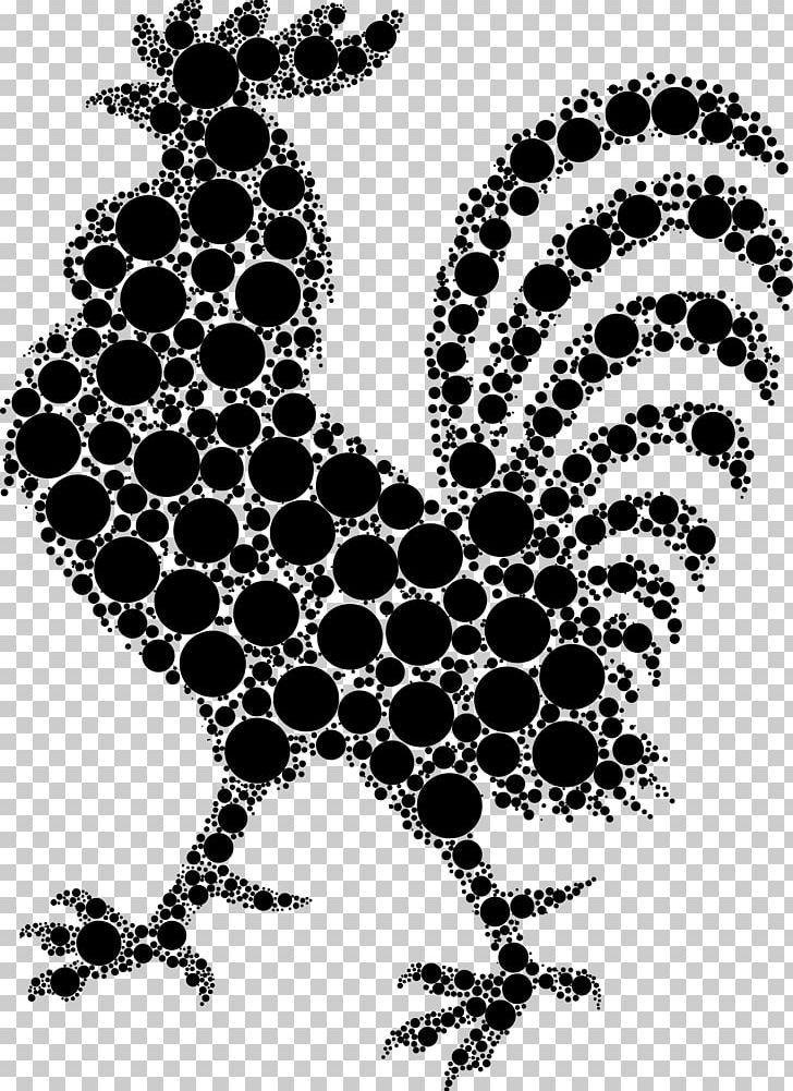 Chicken Rooster PNG, Clipart, Animals, Beak, Bird, Black And White, Branch Free PNG Download