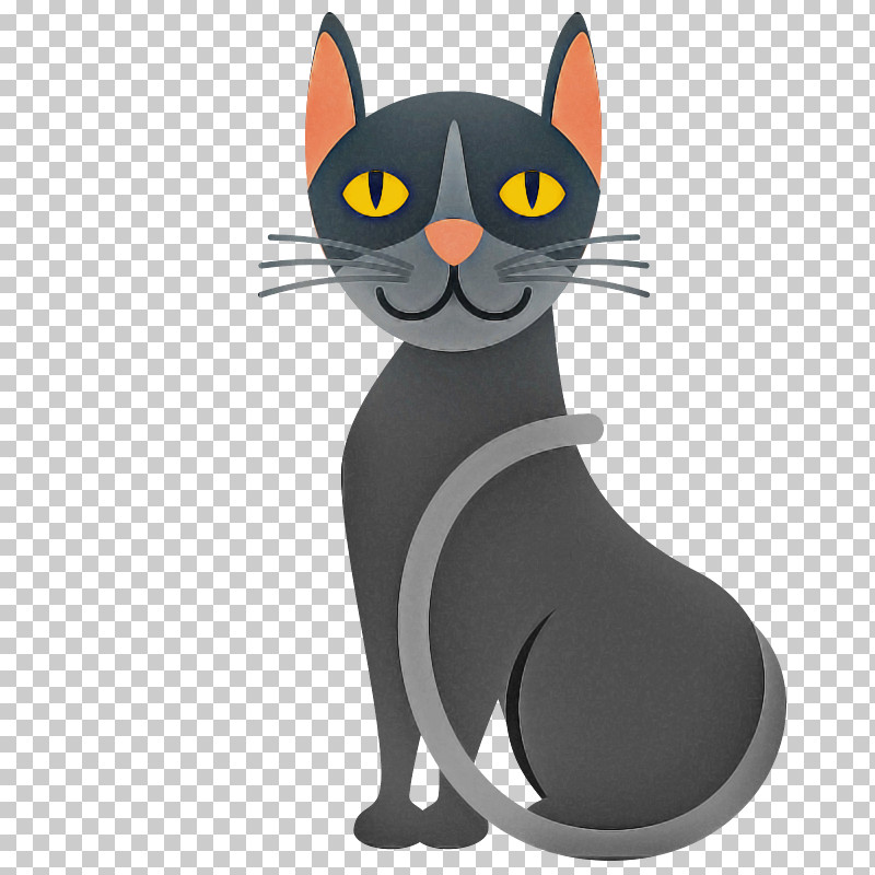 Cat Black Cat Small To Medium-sized Cats Whiskers Cartoon PNG, Clipart, Animation, Black Cat, Bombay, Cartoon, Cat Free PNG Download