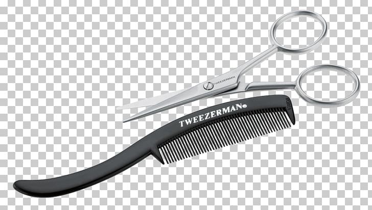 Tweezerman Moustache Scissors With Grooming Comb Hairstyle PNG, Clipart, Barber, Beard, Comb, Hair, Hairbrush Free PNG Download