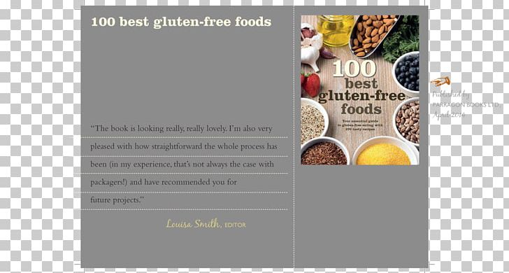 Advertising 100 Best Gluten-free Foods: Your Essential Guide To Gluten-free Eating With 100 Tasty Recipes Book Brochure PNG, Clipart, Advertising, Book, Brand, Brochure, Eating Free PNG Download