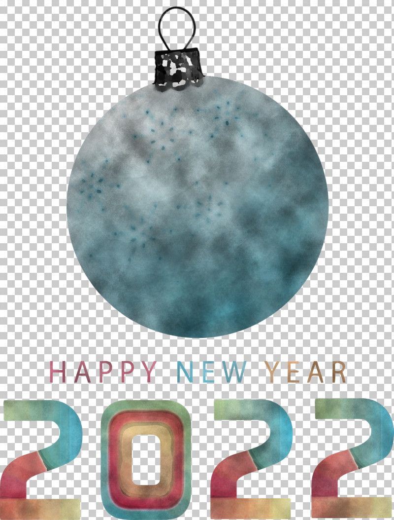 Happy 2022 New Year 2022 New Year 2022 PNG, Clipart, Jewellery, Meter, Turquoise Free PNG Download