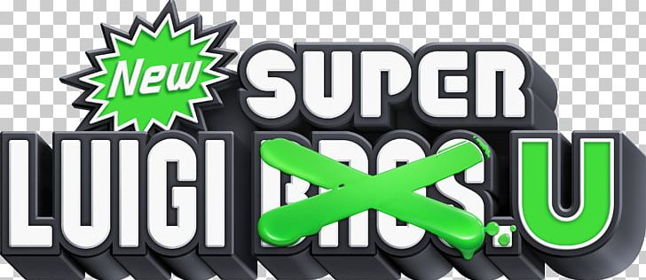 New Super Luigi U New Super Mario Bros. U PNG, Clipart, Brand, Gaming, Green, Logo, Luigi Free PNG Download