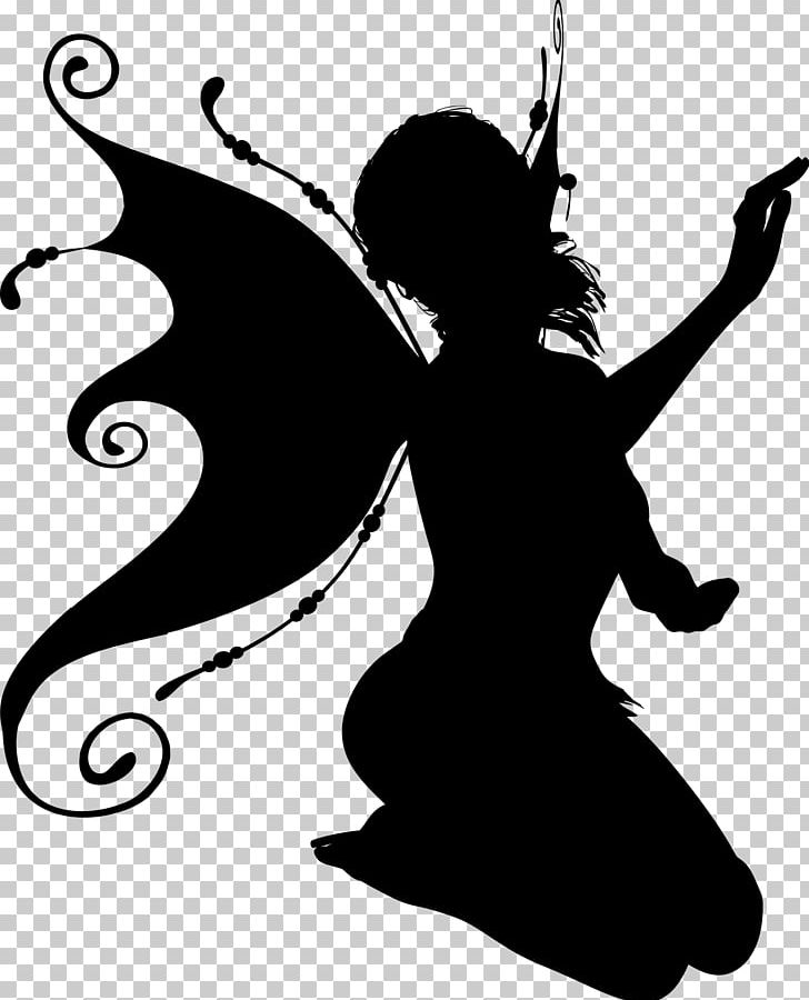 Fairy Silhouette PNG, Clipart, Art, Artwork, Black, Black And White, Clip Art Free PNG Download