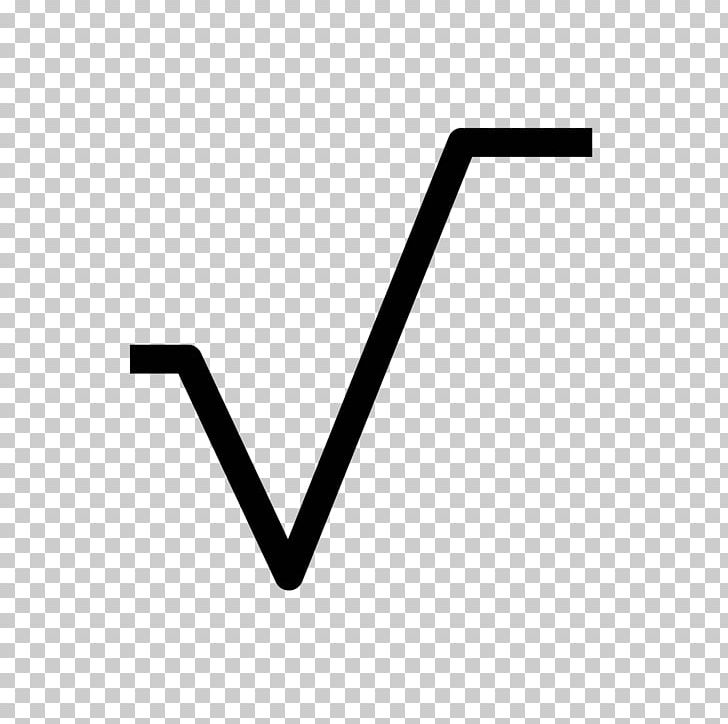 Square Root Symbol Function Computer Icons PNG, Clipart, Angle, Area, Black, Black And White, Brand Free PNG Download