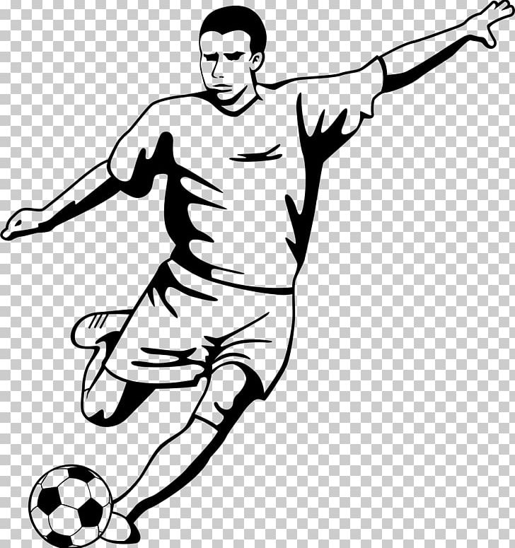 Stencil Football Player Sport Soccer Player PNG, Clipart, Arm, Art, Artwork, Athlete, Ball Free PNG Download