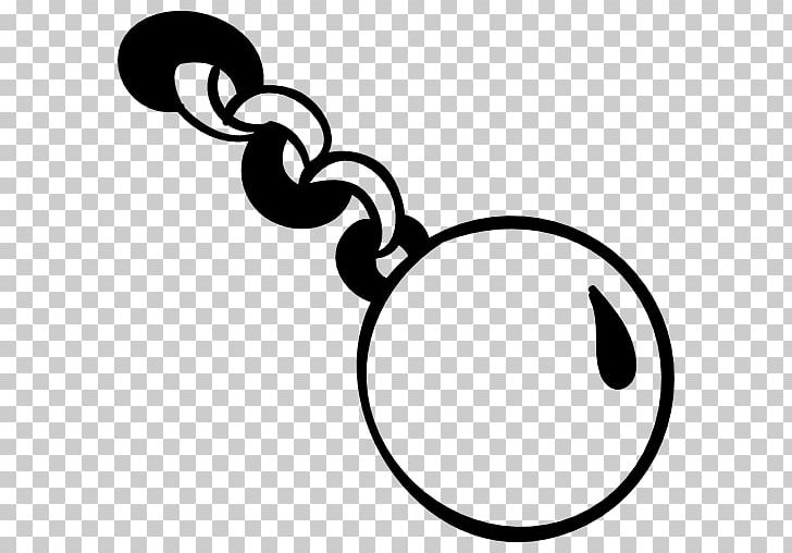 Ball And Chain Computer Icons Black And White PNG, Clipart, Area, Artwork, Ball, Ball And Chain, Black Free PNG Download
