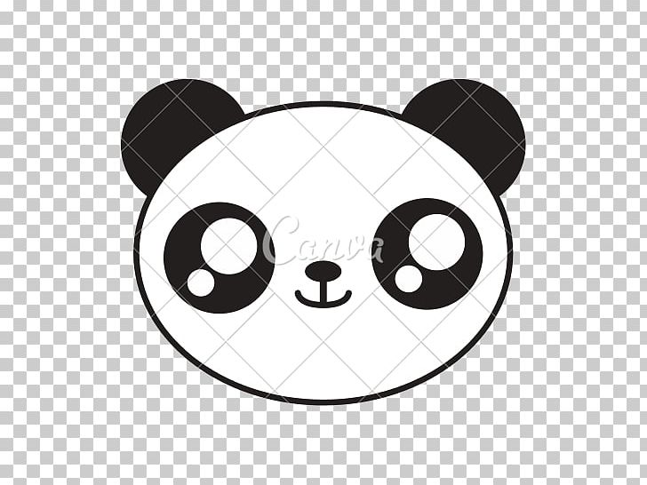 Giant Panda Bear Kavaii PNG, Clipart, Animals, Bear, Black, Black And White, Carnivoran Free PNG Download