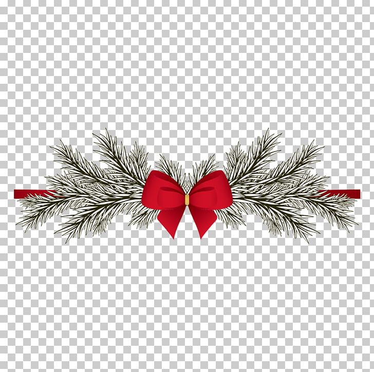 Christmas New Years Day Greeting Card PNG, Clipart, Bow, Bow Vector, Branch, Branches And Leaves, Christmas Card Free PNG Download