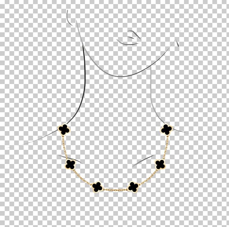 Necklace Van Cleef & Arpels Jewellery Alhambra Кольє PNG, Clipart, Alhambra, Bead, Black, Body Jewellery, Body Jewelry Free PNG Download