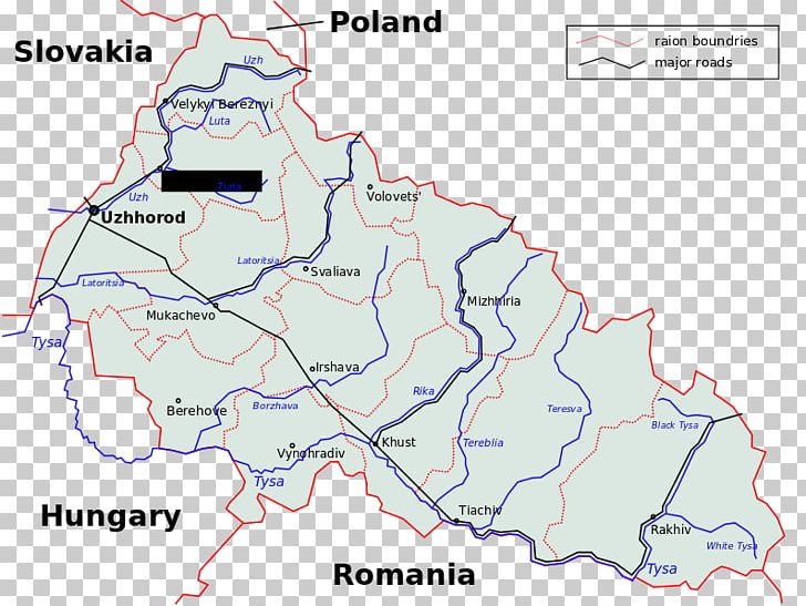 Zakarpattia Oblast Map Carpathian Ruthenia Carpatho-Ukraine Wikimedia Foundation PNG, Clipart, Area, Carpathian Ruthenia, Carpathoukraine, Ecoregion, Google Maps Free PNG Download
