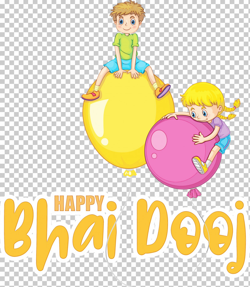 Balloon Cartoon Party Smiley Yellow PNG, Clipart, Balloon, Bhai Dooj, Cartoon, Happiness, Meter Free PNG Download