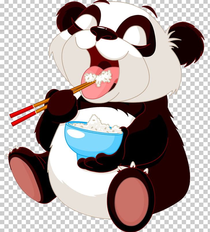 Giant Panda Chinese Cuisine Eating PNG, Clipart, Animals, Art, Baby Panda, Can Stock Photo, Cartoon Free PNG Download