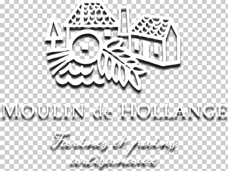 Moulin De Hollange Mill Logo Flour PNG, Clipart, Angle, Animal, Area, Black, Black And White Free PNG Download
