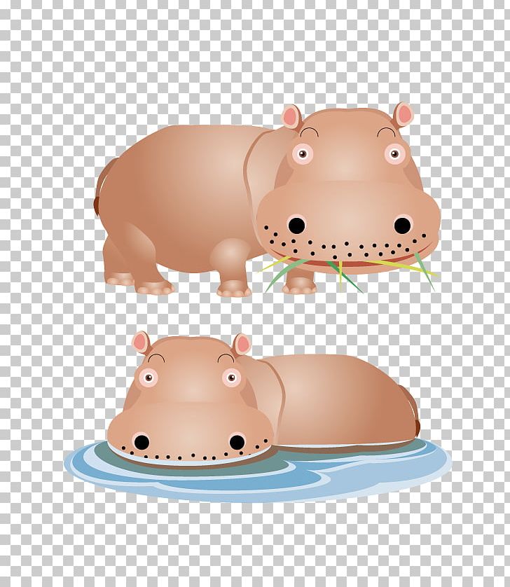 Hippopotamus Euclidean PNG, Clipart, Animal, Animals, Cartoon, Cartoon Hippo, Clip Art Free PNG Download
