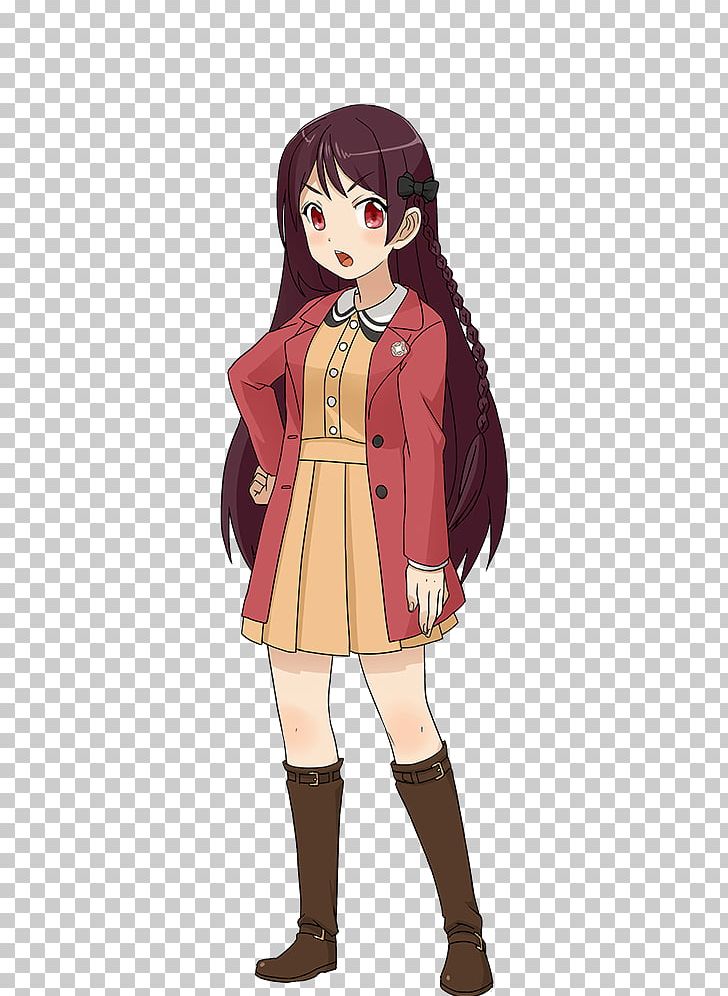 School Uniform Character Costume Brown Hair Outerwear PNG, Clipart, Anime, Be Able To, Black Hair, Brown Hair, Character Free PNG Download