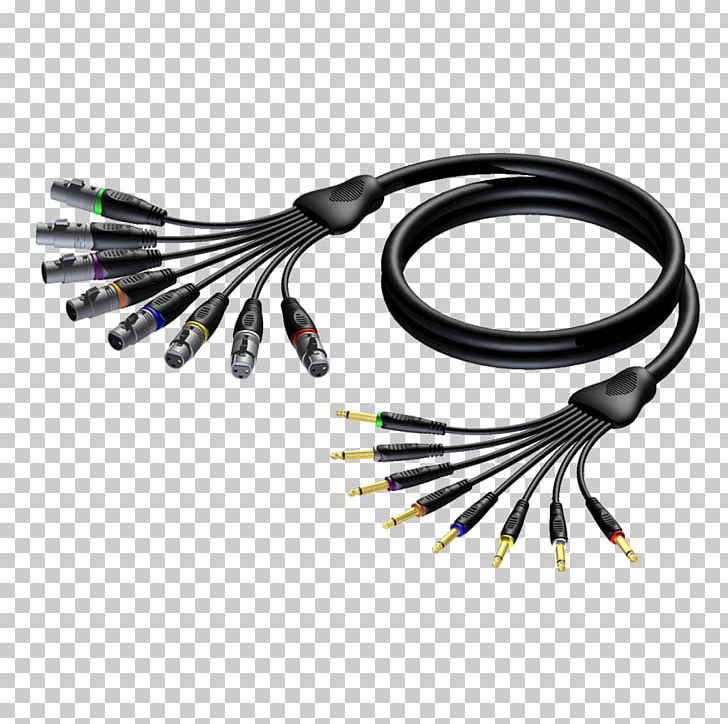 XLR Connector Audio Multicore Cable Electrical Cable Stage Box PNG, Clipart, Adapter, Audio Multicore Cable, Audio Signal, Cable, Electrical Cable Free PNG Download
