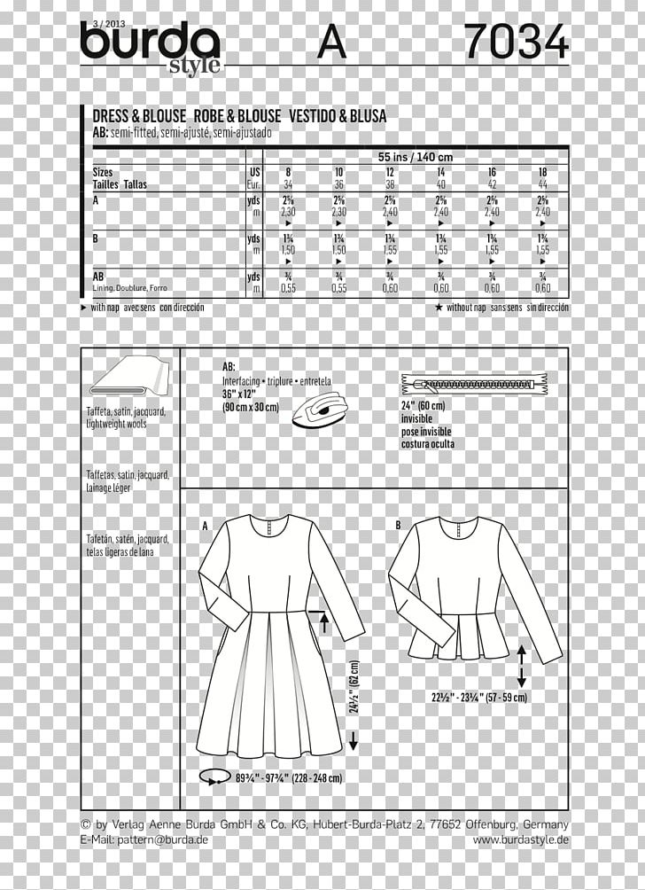 Burda Style Dress Simplicity Pattern Sewing Pattern PNG, Clipart, Angle, Area, Artwork, Black And White, Burda Style Free PNG Download