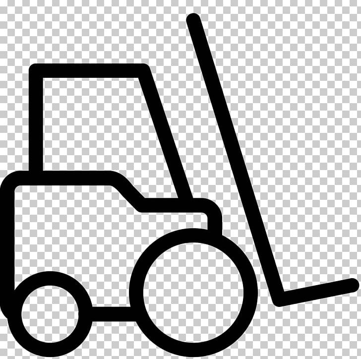 Forklift Computer Icons Truck Industry Heavy Machinery PNG, Clipart, Angle, Area, Backhoe Loader, Black, Black And White Free PNG Download