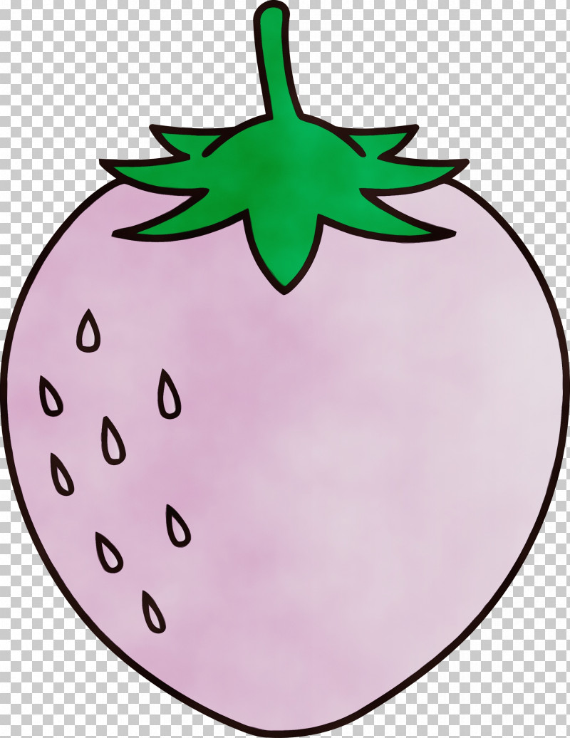 Strawberry PNG, Clipart, Fruit, Green, Leaf, Paint, Pink Free PNG Download