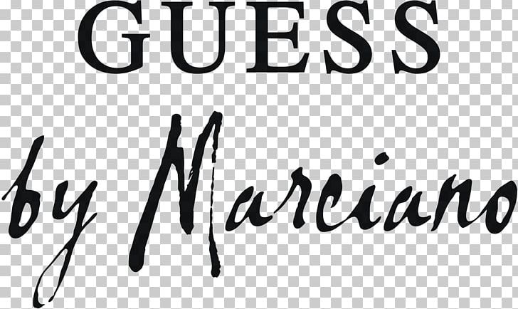Guess By Marciano Clothing Retail Logo PNG, Clipart, Advertising, Angle, Area, Black, Black And White Free PNG Download
