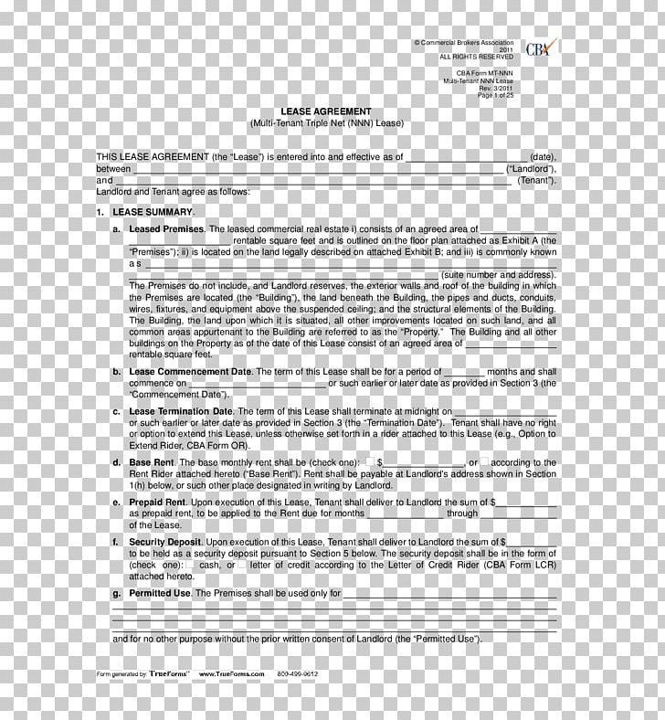 Cattle Net Lease Rental Agreement Contract PNG, Clipart, Area, Cattle, Contract, Document, Form Free PNG Download
