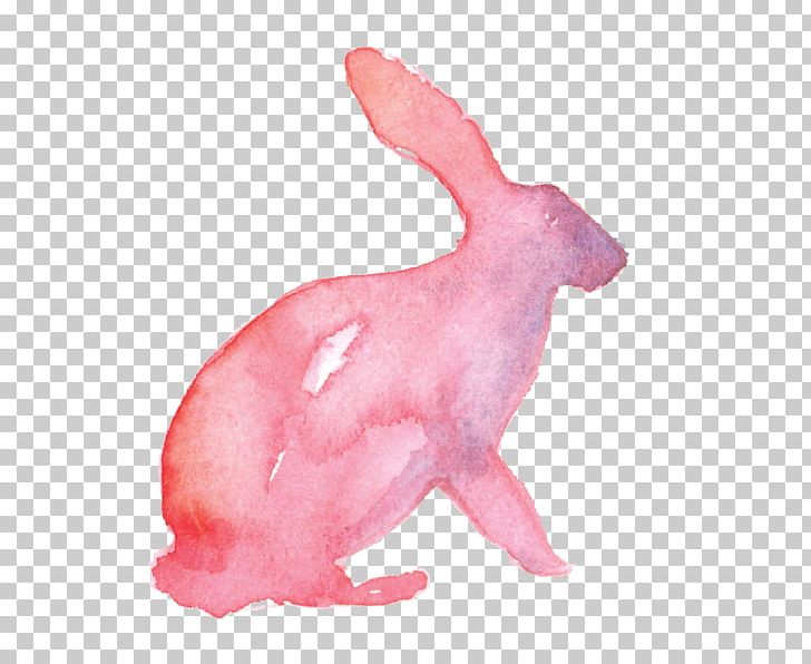 Domestic Rabbit Easter Bunny Watercolor Painting Drawing PNG, Clipart, Animal Figure, Animals, Carnivoran, Dog Like Mammal, Easter Free PNG Download