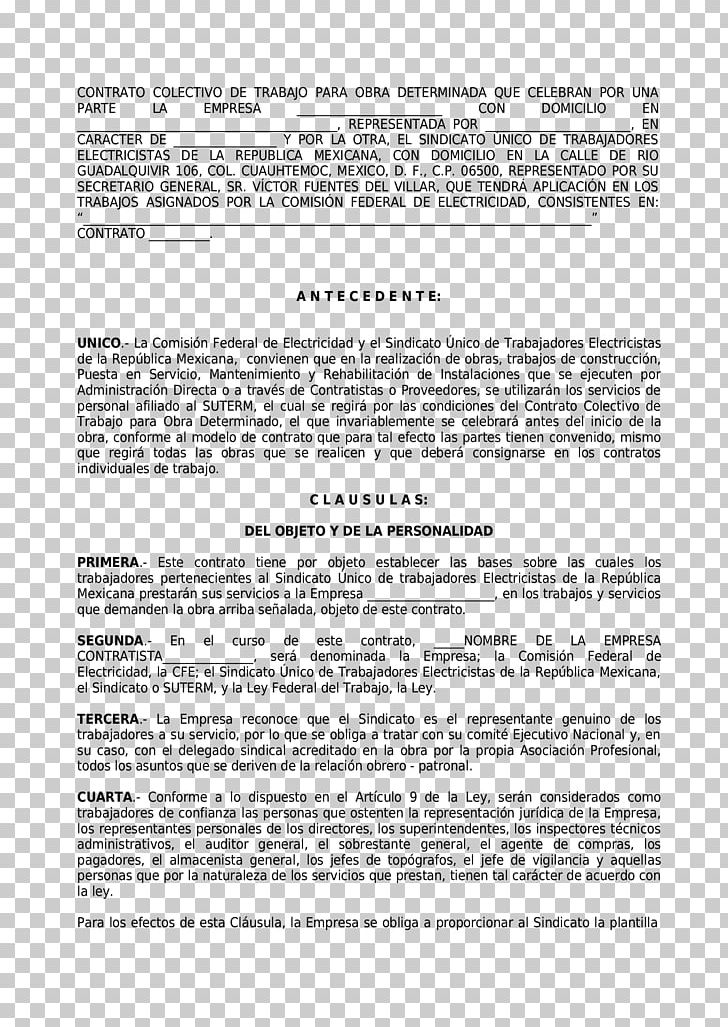 Employment Contract Collective Agreement Labor Document PNG, Clipart, Area, Benchmark, Collective, Collective Agreement, Contract Free PNG Download
