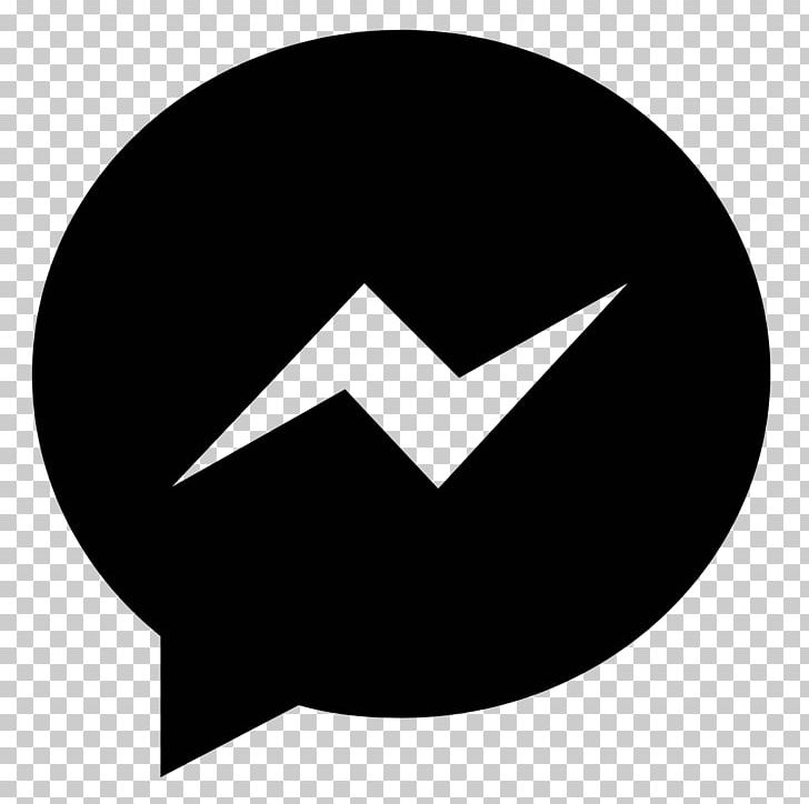 Facebook Messenger Computer Icons PNG, Clipart, Angle, Black, Black And White, Blog, Brand Free PNG Download