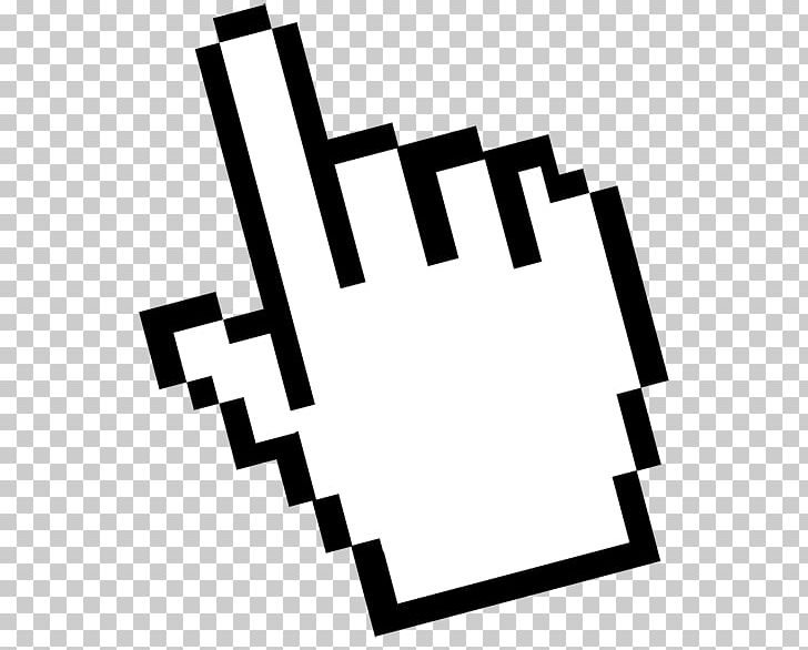 Computer Mouse Pointer Cursor Computer Icons Button PNG, Clipart, Angle, Area, Black, Black And White, Brand Free PNG Download