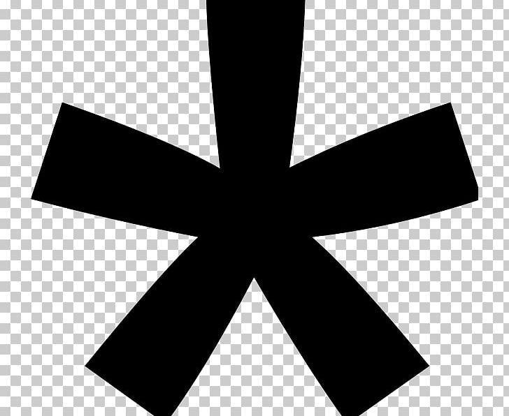 Asterisk Computer Icons PNG, Clipart, Angle, Asterisk, Black, Black And White, Computer Icons Free PNG Download