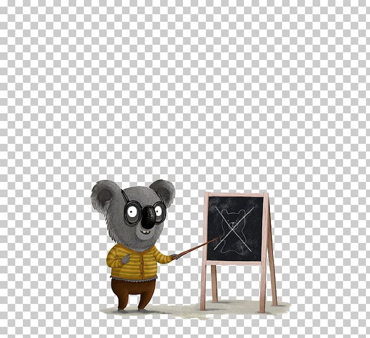Koala Nie Pozwala! Illustrator Text Illustration PNG, Clipart, Animals, Behance, Cartoon, Cartoon Animals, Cartoon Characters Free PNG Download