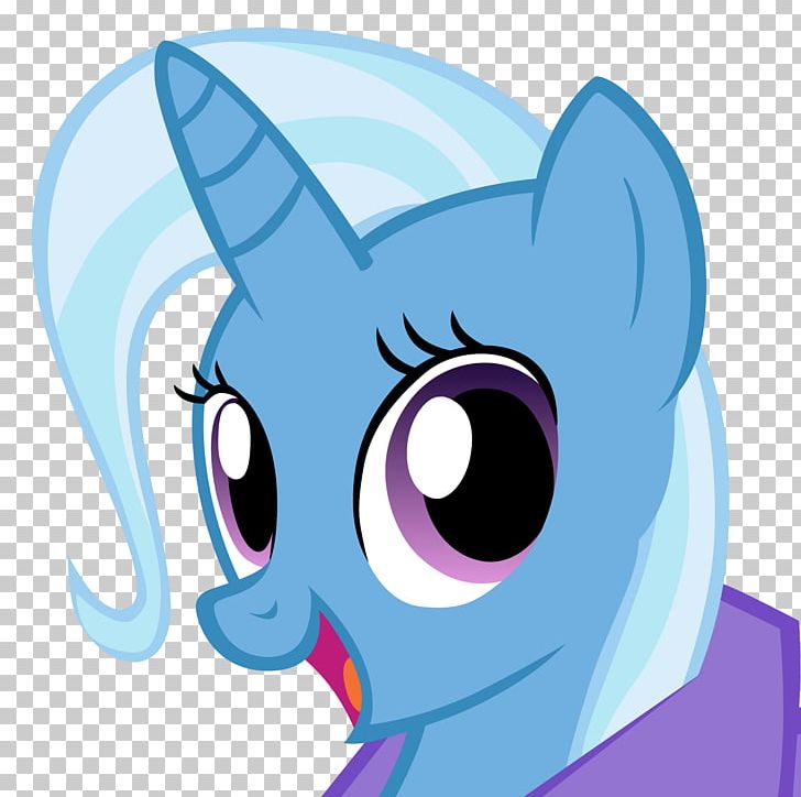 Pony Whiskers Trixie Art PNG, Clipart, Blue, Carnivoran, Cartoon, Cat Like Mammal, Deviantart Free PNG Download