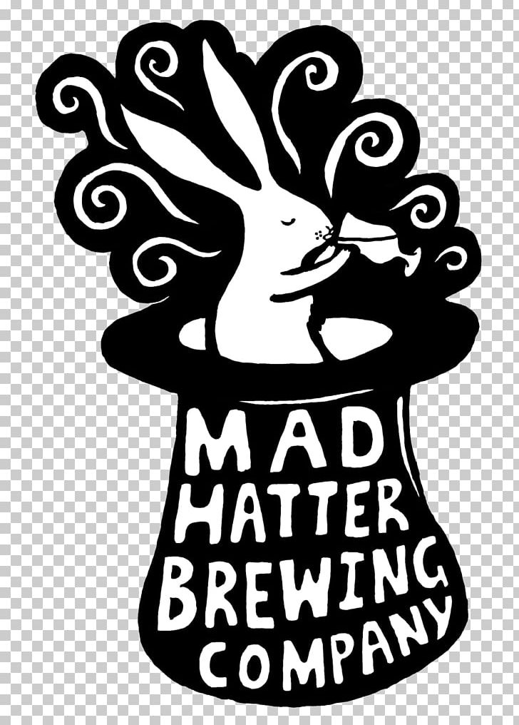 Mad Hatter Brewing Company Beer Cask Ale Porter PNG, Clipart, Art, Artwork, Beer, Beer Brewing Grains Malts, Black And White Free PNG Download